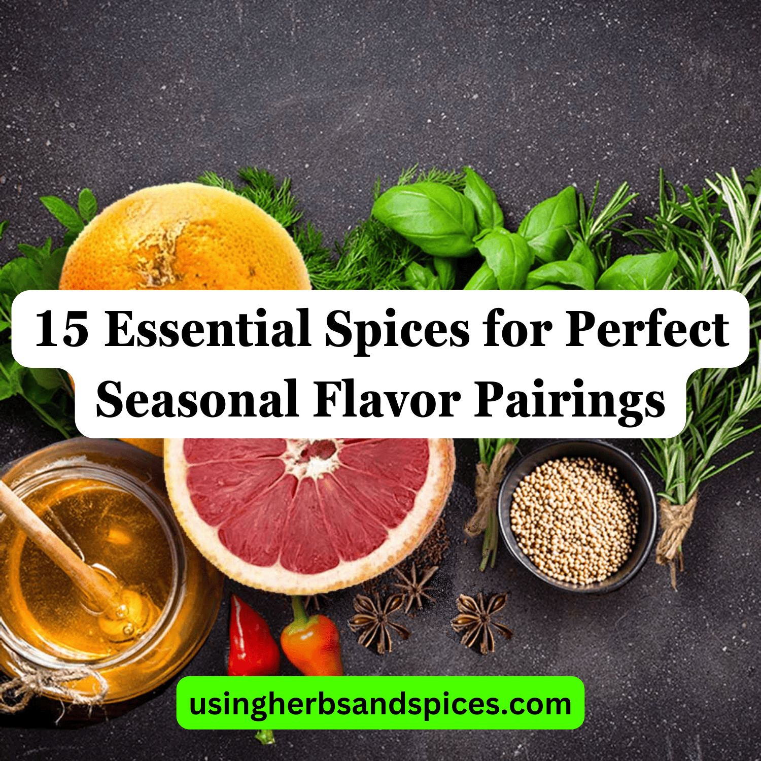 15 Essential Spices for Perfect Seasonal Flavor Pairings Using Herbs